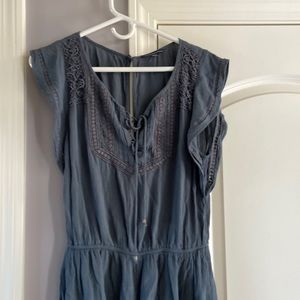 American Eagle Romper ladies size small. Slate blue